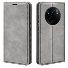 peňaženkové / vyklápacie puzdro Realme 14 Pro 5G - MAGNETIC Zaklápací kryt pre Realme 14 Pro 5G šedý