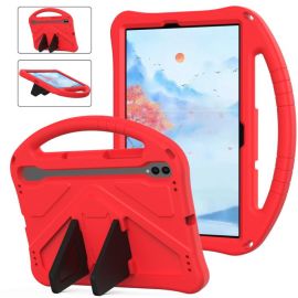 zadný kryt Samsung Galaxy Tab S10 FE - KIDDO Detský obal pre Samsung Galaxy Tab S10 FE / Tab S10 Lite červený