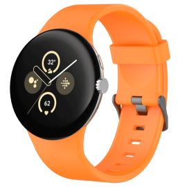 remienok na hodinky Google Pixel Watch - SILICONE Vymeniteľný remienok pre Google Pixel Watch 4 45mm / Pixel Watch 3 45mm oranžový