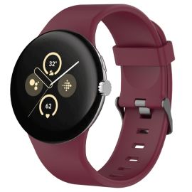 remienok na hodinky Google Pixel Watch - SILICONE Vymeniteľný remienok pre Google Pixel Watch 4 45mm / Pixel Watch 3 45mm bordový