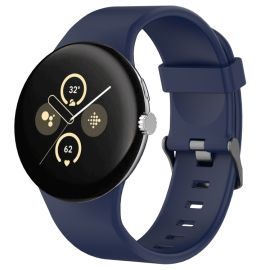 remienok na hodinky Google Pixel Watch - SILICONE Vymeniteľný remienok pre Google Pixel Watch 4 45mm / Pixel Watch 3 45mm tmavomodrý