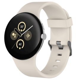 remienok na hodinky Google Pixel Watch - SILICONE Vymeniteľný remienok pre Google Pixel Watch 4 45mm / Pixel Watch 3 45mm béžový