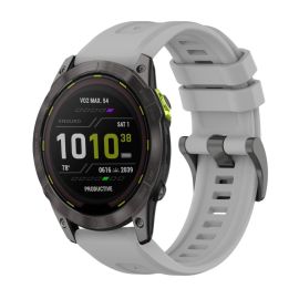 remienok na hodinky Garmin Enduro 3 - SILICONE Vymeniteľný remienok pre Garmin Enduro 3 šedý