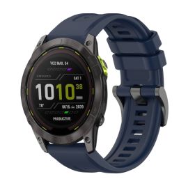 remienok na hodinky Garmin Enduro 3 - SILICONE Vymeniteľný remienok pre Garmin Enduro 3 tmavomodrý