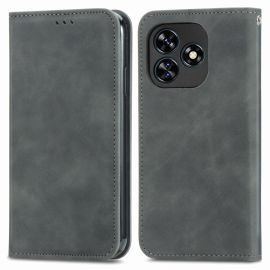 peňaženkové / vyklápacie puzdro Oukitel C51 - MAGNETIC Zaklápací kryt pre Oukitel C51 šedý