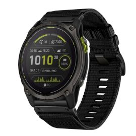 remienok na hodinky Garmin Enduro 3 - CANVAS Vymeniteľný remienok pre Garmin Enduro 3 čierny
