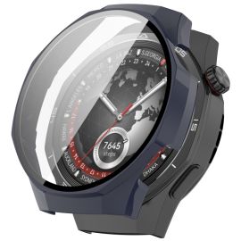 obal na hodinky Huawei Watch GT 5 Pro 46mm - PC FULL COVER Plastový kryt so sklom pre Huawei Watch GT 5 Pro 46mm modrý