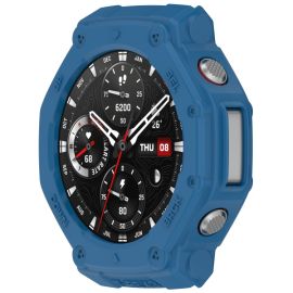 obal na hodinky Amazfit T-Rex 3 - TPU HALF COVER Kryt pre Amazfit T-Rex 3 modrý
