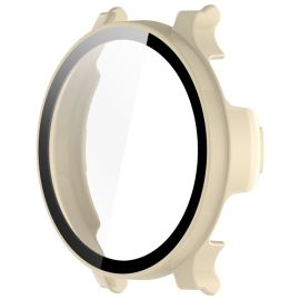 obal na hodinky Garmin Lily 2 Active - PC FULL COVER Plastový kryt so sklom pre Garmin Lily 2 Active béžový