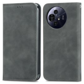 peňaženkové / vyklápacie puzdro TCL 50 Pro Nxtpaper - MAGNETIC Zaklápací kryt pre TCL 50 Pro NxtPaper šedý