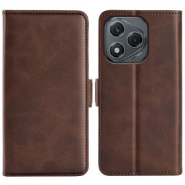 peňaženkové / vyklápacie puzdro Honor 400 Lite - SIDE Peňaženkové puzdro pre Honor 400 Lite tmavohnedé