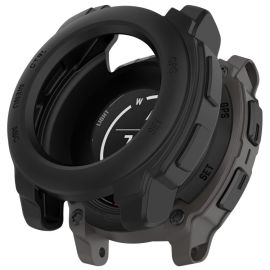 obal na hodinky Garmin Instinct E 45mm - TPU HALF COVER Kryt Garmin Instinct E 45mm čierny
