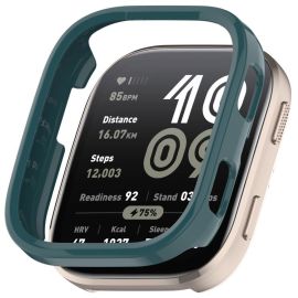 obal na hodinky Amazfit Bip 6 - PC HALF COVER Plastový kryt Amazfit Bip 6 tmavozelený