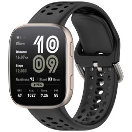 remienok na hodinky Amazfit Bip 6 - AIRY Silikónový remienok pre Amazfit Bip 6 čierny