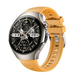 remienok na hodinky Huawei Watch 5 46mm - STRIPS Vymeniteľný remienok pre Huawei Watch 5 46mm žltý