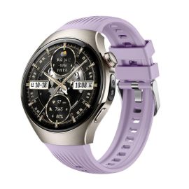 remienok na hodinky Huawei Watch 5 46mm - STRIPS Vymeniteľný remienok pre Huawei Watch 5 46mm fialový