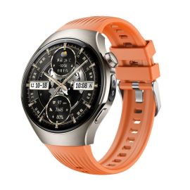 remienok na hodinky Huawei Watch 5 46mm - STRIPS Vymeniteľný remienok pre Huawei Watch 5 46mm oranžový