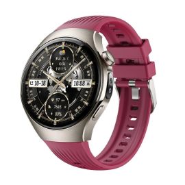 remienok na hodinky Huawei Watch 5 46mm - STRIPS Vymeniteľný remienok pre Huawei Watch 5 46mm bordový