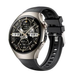 remienok na hodinky Huawei Watch 5 46mm - STRIPS Vymeniteľný remienok pre Huawei Watch 5 46mm čierny
