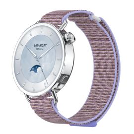 remienok na hodinky Xiaomi Watch S4 - NYLON Vymeniteľný remienok pre Xiaomi Watch S4 41mm fialový