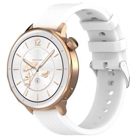 remienok na hodinky OnePlus Watch 3 - SILICONE Vymeniteľný remienok pre OnePlus Watch 3 43mm biely