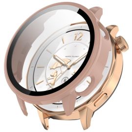 obal na hodinky OnePlus Watch 3 - PC FULL COVER Plastový kryt so sklom pre OnePlus Watch 3 43mm ružový