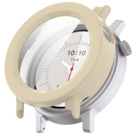 obal na hodinky CMF Watch 3 Pro - PC FULL COVER Plastový kryt so sklom pre CMF Watch 3 Pro IVORY