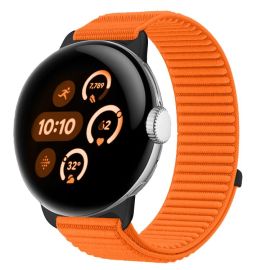 remienok na hodinky Google Pixel Watch - NYLON Vymeniteľný remienok pre Google Pixel Watch / Pixel Watch 2 / Pixel Watch 3 41mm / Pixel Watch 4 41mm oranžový