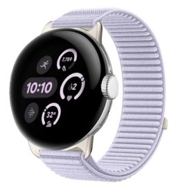remienok na hodinky Google Pixel Watch - NYLON Vymeniteľný remienok pre Google Pixel Watch / Pixel Watch 2 / Pixel Watch 3 41mm / Pixel Watch 4 41mm fialový