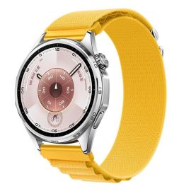 remienok na hodinky Huawei Watch GT 5 46mm - NYLON Vymeniteľný remienok pre Huawei Watch GT 5 46mm / GT 6 46mm žltý