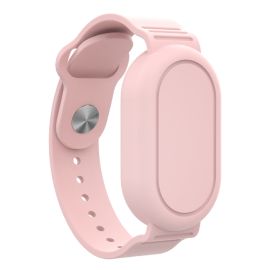 puzdro pre lokalizačný čip Samsung Galaxy SmartTag 2 - SILICONE Remienok s puzdrom pre Samsung Galaxy SmartTag 2 ružový