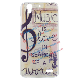 Kryty na mobil - Plastový kryt Huawei G630 MUSIC