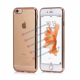 iPhone 6 / iPhone 6S - Silikónový obal iPhone 6 / 6S zlatý METALLIC