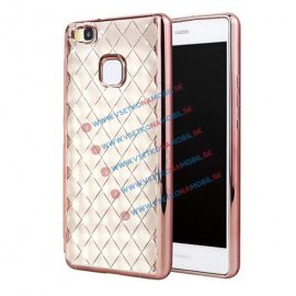 zadný kryt Huawei P9 Lite - Silikónový obal Huawei P9 lite LUXURY ružový