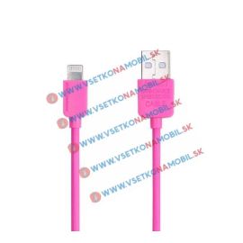 kábel Lightning - REMAX Lightning 8pin data kábel ružový