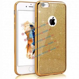 iPhone 6 / iPhone 6S - GLIT TPU Obal Apple iPhone 6 / 6S zlatý
