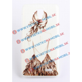 zadný kryt Lenovo A536 - Silikónový obal Lenovo A536 GIRL