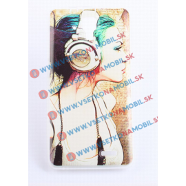 zadný kryt Lenovo A536 - Silikónový obal Lenovo A536 MUSIC