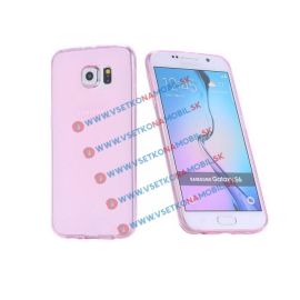 Kryty na mobil - Silikónový kryt Samsung Galaxy S6 ružový
