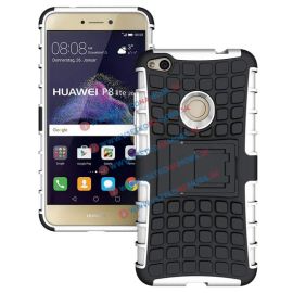 zadný kryt Huawei P9 Lite 2017 - STAND Extra odolný obal Huawei P9 Lite 2017 biely