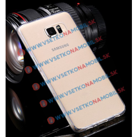 zadný kryt Kryty na mobil - Silikónový obal Samsung Galaxy S6 Edge priehľadný