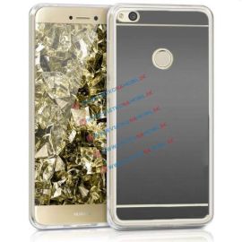 zadný kryt Huawei P9 Lite 2017 - Zrkadlový silikónový obal Huawei P9 Lite 2017 čierny
