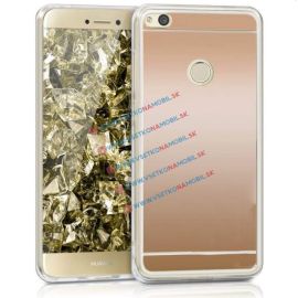 zadný kryt Huawei P9 Lite 2017 - Zrkadlový silikónový obal Huawei P9 Lite 2017 ružový