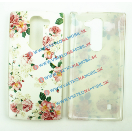 LG - Plastový obal LG Spirit 4G FLOWERS