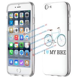 zadný kryt iPhone 6 / iPhone 6S - ART Silikónový obal Apple iPhone 6 / 6S BIKE