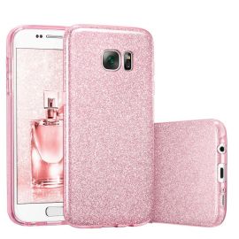 zadný kryt Samsung Galaxy S7 - SHINING Ochranný obal Samsung Galaxy S7 ružový