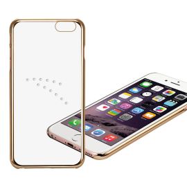 iPhone 6 / iPhone 6S - X-FITTED SWAROVSKI obal Apple iPhone 6 / 6S zlatý (0001)