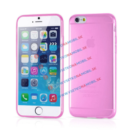 zadný kryt iPhone 6 / iPhone 6S - Silikónový obal iPhone 6 / 6S ružový