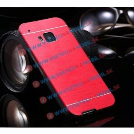 Kryty na mobil - Hliníkový kryt HTC One M9 červený