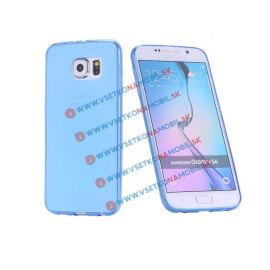 zadný kryt Kryty na mobil - Silikónový obal Samsung Galaxy S6 modrý